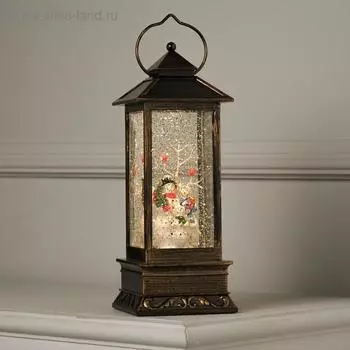 Светодиодная фигура «Семья снеговиков» 10 27 10 см, пластик, батарейки ААх3 (не в комплекте), свечение тёплое белое