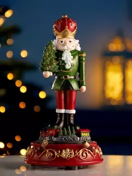 Светодиодная фигура «Щелкунчик», 2211 см, 2 LED, от батареек АААx3, свечение тёплое белое