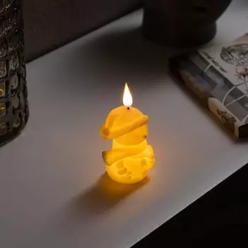 Светодиодная фигура «Снеговик» 7 12 5 см, пластик, батарейки AG13х3 (в комплекте), свечение тёплое белое