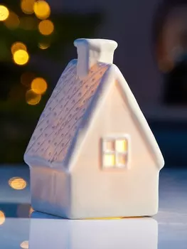 Светодиодная фигура «Уютный дом», 6.569.8 см, 1 LED, на батарейках LR443 шт., тёплый белый свет
