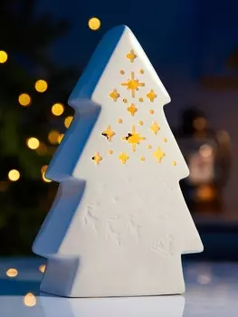 Светодиодная фигура «Волшебная Ёлочка», 20.612.56 см, 1 LED, на батарейках LR443 шт., тёплый белый свет