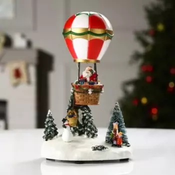 Светодиодная фигура «Воздушный шар» 20 × 29 × 13.5 см, полистоун, батарейки ААх3 (не в комплекте), свечение мульти