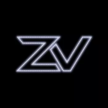 Светодиодная консоль "Символы победы Z и V", 100 x 220 x 5 см, 30 Вт