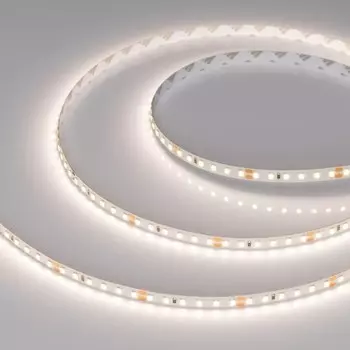 Светодиодная лента Arlight 8х1 мм, 5 м, IP20, 2835, 120 LED/м, 9 Вт/м, 24 В, 4000К, свечение белое