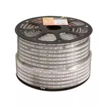 Светодиодная лента Ecola 14 7 мм, 100 м, IP68, SMD5050, 60 LED/м, 14.4 Вт/м, 220 В, свечение жёлтое