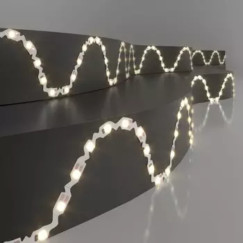 Светодиодная лента Elektrostandard, гибкая IP20, 2835, 60LED/м, 12В, свечение тёплое белое