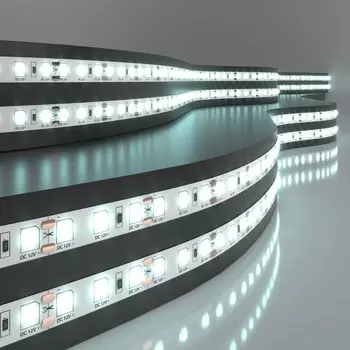 Светодиодная лента Elektrostandard, IP20, 2835, 120LED/м, 12В, свечение холодное белое