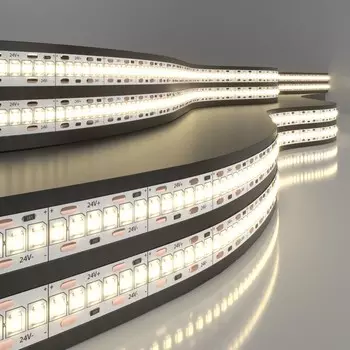 Светодиодная лента Elektrostandard, IP20, 2835, 240LED/м, 24В, свечение тёплое белое