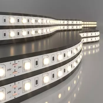Светодиодная лента Elektrostandard, IP20, 5050, 60LED/м, 24В, свечение тёплое белое