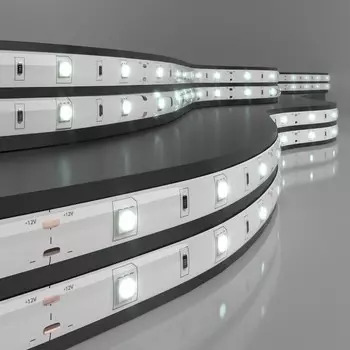 Светодиодная лента Elektrostandard, IP65, 5050, 30LED/м, 12В, свечение холодное белое