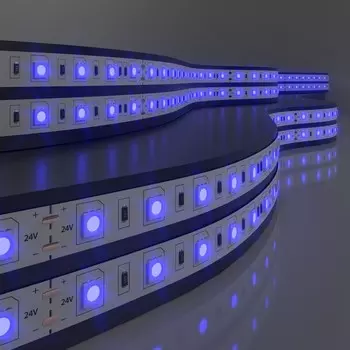 Светодиодная лента Elektrostandard, IP65, 5050, 60LED/м, 24В, свечение синее