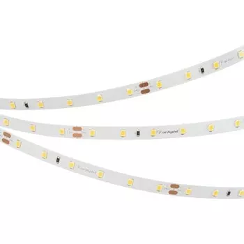 Светодиодная лента NAVIGATOR 8х1 мм, 5 м, IP20, 2835, 60 LED/м, 4 Вт/м, 24 В, 3000К, свечение тёплое белое