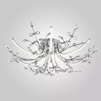 Светодиодная люстра с хрусталем Bianka, светодиодная лента, SMD, 65x65x23 см