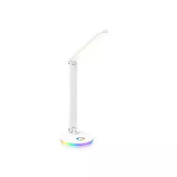 Светодиодная настольная лампа с RGB подсветкой, USB-проводом и регулировкой цвета Ambrella light, Desk, DE534, LED, 12 Вт, 350Lum, 2800-6500К, цвет белый