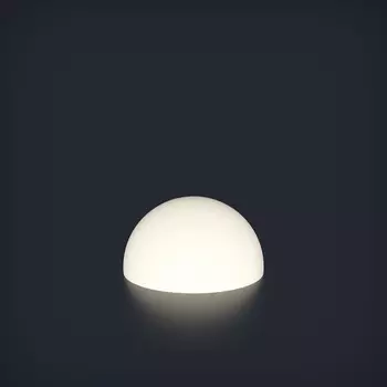 Светодиодная полусфера Como, 30 15 30 см, IP65, аккумулятор, свечение RGB
