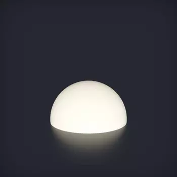 Светодиодная полусфера Como, 40 20 40 см, IP65, аккумулятор, свечение RGB