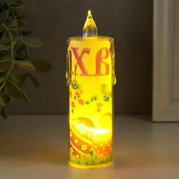 Светодиодная свеча, ночник LED RISALUX «Пасха», 3LR1130, 3.83.812 см