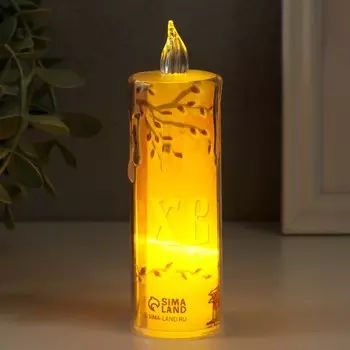 Светодиодная свеча, ночник LED RISALUX «Верба», 3LR1130, 3.83.812 см