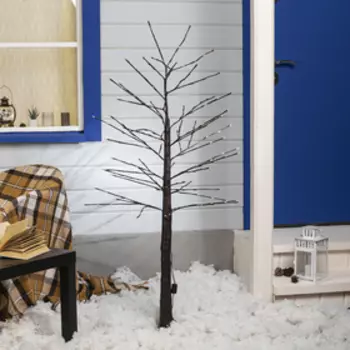 Светодиодное дерево 1.5 м, 224 LED, мерцание, 220 В, свечение белое