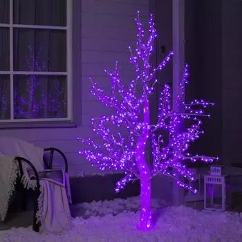 Светодиодное дерево «Акриловое» 1.8 м, 768 LED, 220 В, свечение мульти (RGB)