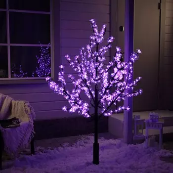 Светодиодное дерево «Баугиния» 1.5 м, 480 LED, постоянное свечение, 220 В, свечение мульти (RGB)