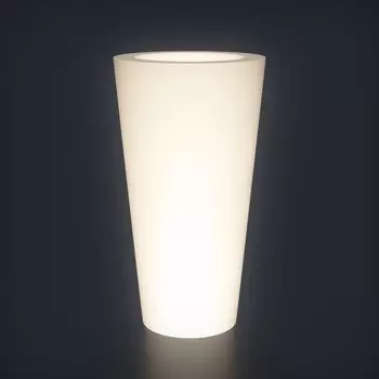 Светодиодное кашпо Cone S, 41 75 41 см, IP65, 220 В, свечение белое