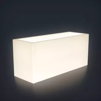 Светодиодное кашпо Horizont M, 98 56 45 см, IP65, 220 В, свечение белое