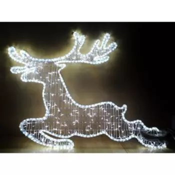 Светодиодное панно «Олень», 195 × 150 × 4 см, 100 Вт, 220 В