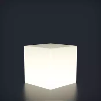 Светодиодный куб Piazza, 40 см, IP65, 220 В, свечение белое