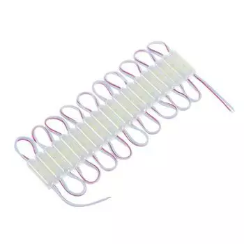 Светодиодный модуль МИНИ, 2 Вт, COB LED, 180 Lm, линза 160 град, IP65, 6500K, 12V, БЕЛЫЙ