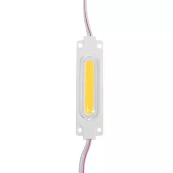 Светодиодный модуль SMD5730, 2 Вт, COB , 190 Lm, линза 160 град, IP65, 3000К , 12 V Т-БЕЛЫЙ