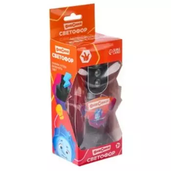 Светофор с обучающими карточками, свет, 15,5 × 5,5 см, Фиксики