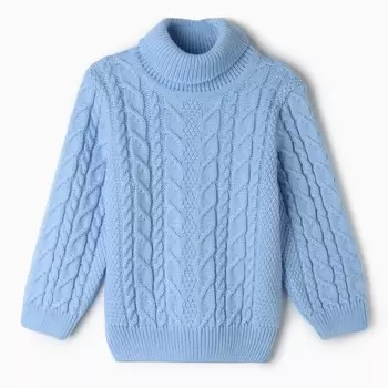 Свитер детский, цвет голубой, рост 92-98 см