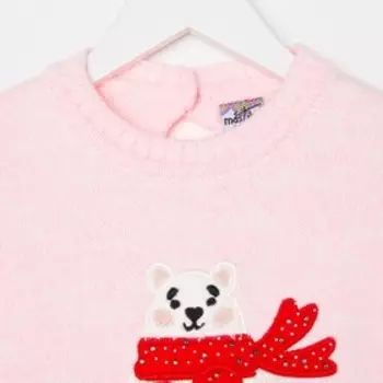 Свитер для девочки, цвет розовый, рост 104