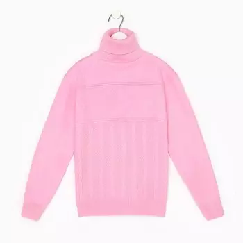 Свитер для девочки, цвет розовый, рост 152-158 см