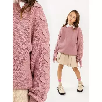 Свитер для девочки Wear, рост 134 см, цвет пудровый