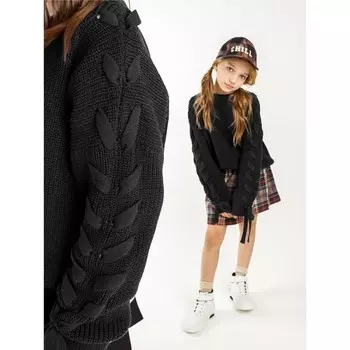 Свитер для девочки Wear, рост 146 см, цвет чёрный