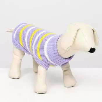 Свитер «Полоски», 2XL (ДС 41, ОШ 41, ОГ 36-60 см)