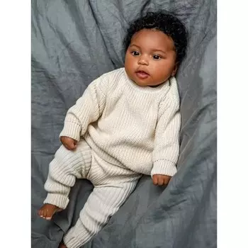 Свитер вязаный детский Pure Love Buddy, рост 74 см, цвет молочный