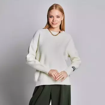 Джемпер женский DommoD, молочный, размер 44-48 (ONE SIZE)