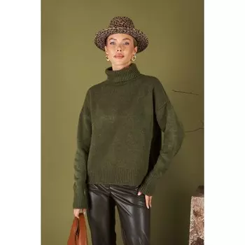 Свитер женский Eliseeva Olesya, размер 50-52, цвет зелёный