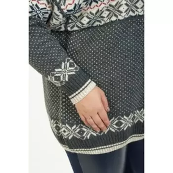 Свитер женский, размер 54, цвет серый