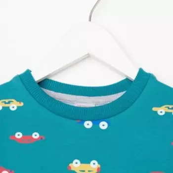 Свитшот детский, цвет изумрудный, рост 86 см