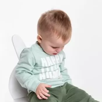 Свитшот детский, цвет мятный, рост 80 см