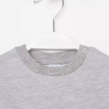 Свитшот детский, цвет серый, рост 74 см