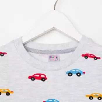 Свитшот детский, цвет серый, рост 92 см