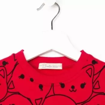 Свитшот для девочки, цвет сливовый, рост 110 см