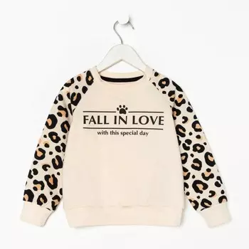 Свитшот для девочки KAFTAN "Trendy", размер 28 (86-92)