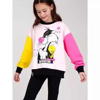 Свитшот для девочки PlayToday, рост 152 см