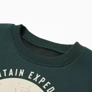 Свитшот для мальчика, цвет пихта, рост 110-116 см